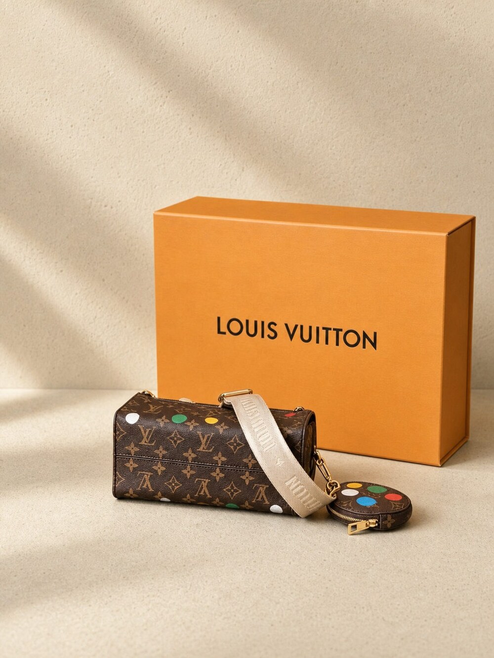 Louis Vuitton Paint Dots Monogram Canvas Tote Bag - Picture 4 of 6